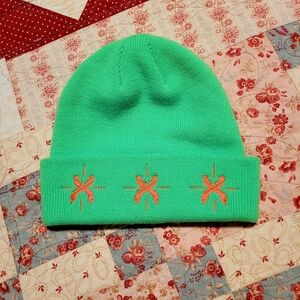 Neon Green Excision Beanie